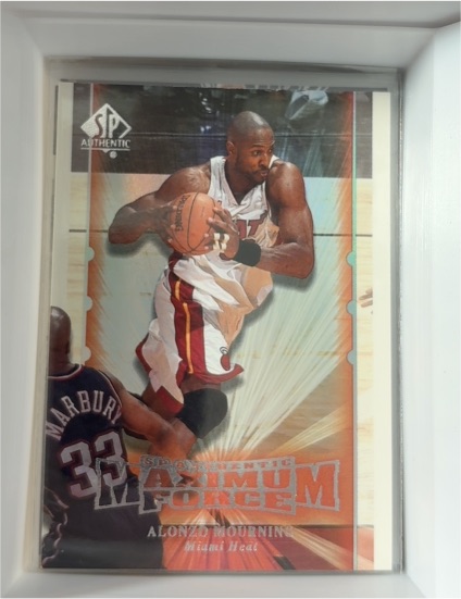 1999-00 SP Authentic Maximum Force #M13 Alonzo Mourning — front