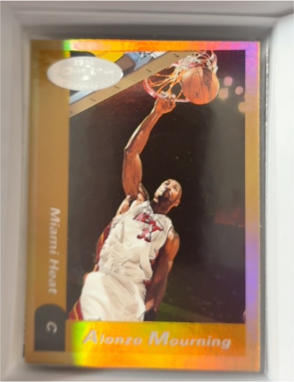 2000-01 Hoops Hot Prospects #13 Alonzo Mourning — front