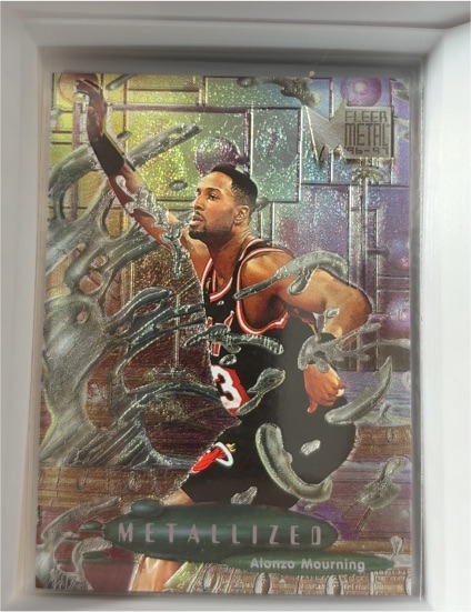 1996-97 Fleer Metal #226 Alonzo Mourning Metallized — front