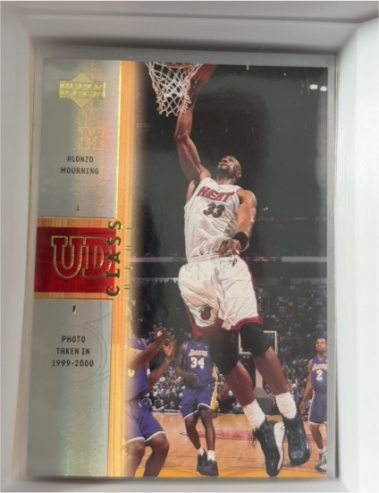 2001 Upper Deck UD Class #C3 Alonzo Mourning — front