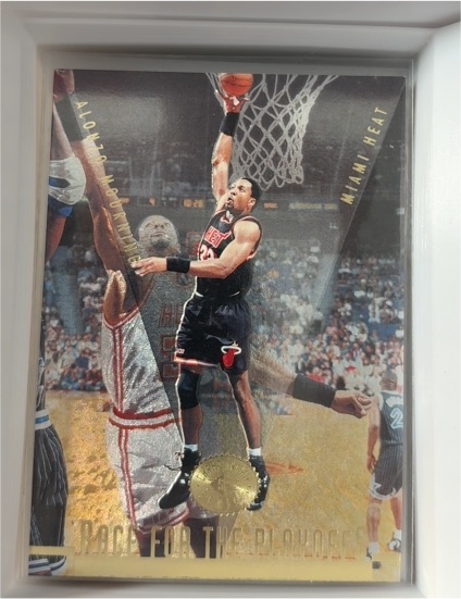 1995-96 SP Championship #131 Alonzo Mourning Miami Heat — front