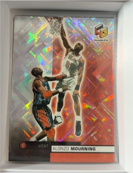 1999-00 Upper Deck HoloGrFX #30 Alonzo Mourning — front