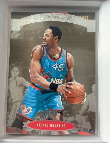 1995-96 Upper Deck SP NBA All-Stars Die-Cut #AS11 Alonzo Mourning — front