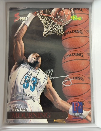 1995 Classic 5 Sport Picture Perfect #200 Alonzo Mourning — front