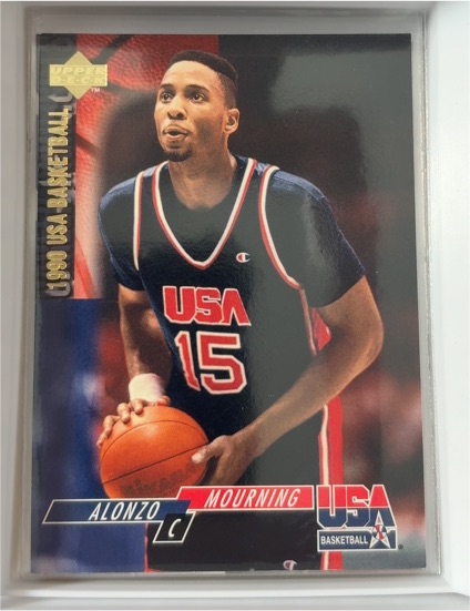 1994 Upper Deck USA Basketball #44 Alonzo Mourning — front