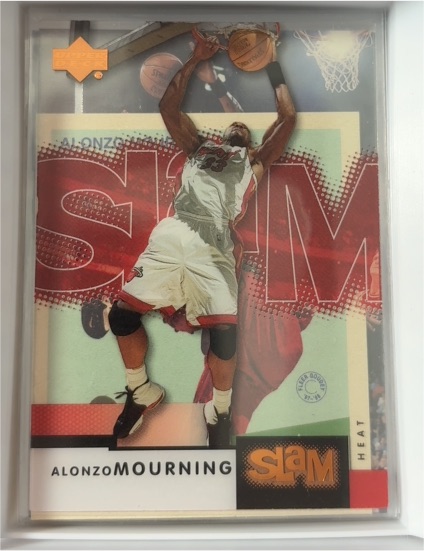 2000-01 Upper Deck Slam #28 Alonzo Mourning — front