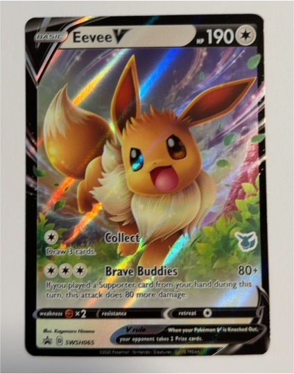 2022 Pokémon SWSH #SWSH065 Eevee V — front