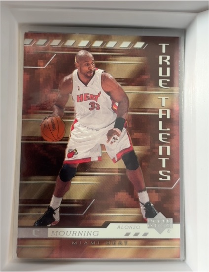 2000-01 Upper Deck True Talents #TT4 Alonzo Mourning — front