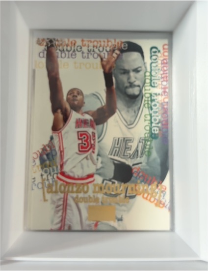 1996-97 Skybox Premium #272 Alonzo Mourning Double Trouble — front