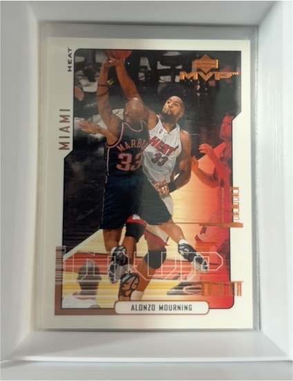 2000-01 Upper Deck MVP #83 Alonzo Mourning — front