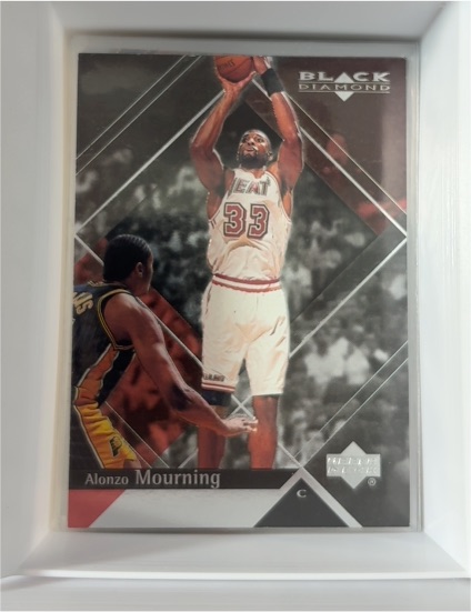 2000 Upper Deck Black Diamond #42 Alonzo Mourning — front
