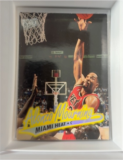 1996-97 Fleer Ultra #58 Alonzo Mourning — front