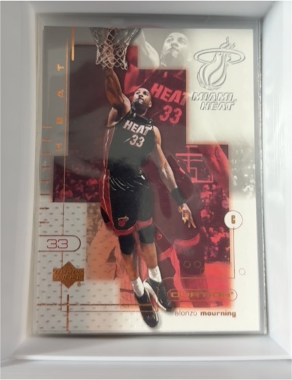 2001-02 Upper Deck Ovation #33 Alonzo Mourning — front