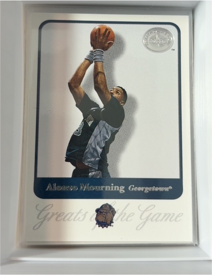 2001 Fleer Greats of the Game #2 Alonzo Mourning — front