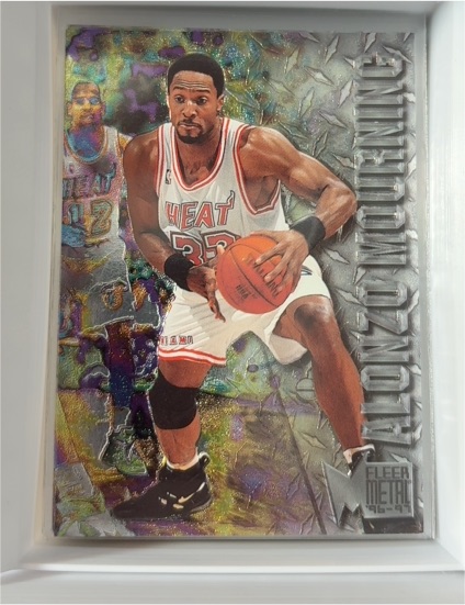 1996-97 Fleer Metal #53 Alonzo Mourning Miami Heat — front
