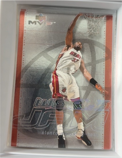2000-01 Upper Deck MVP World Jam #WJ10 Alonzo Mourning — front