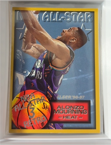 1996-97 Fleer NBA All-Star Retro #292 Alonzo Mourning — front