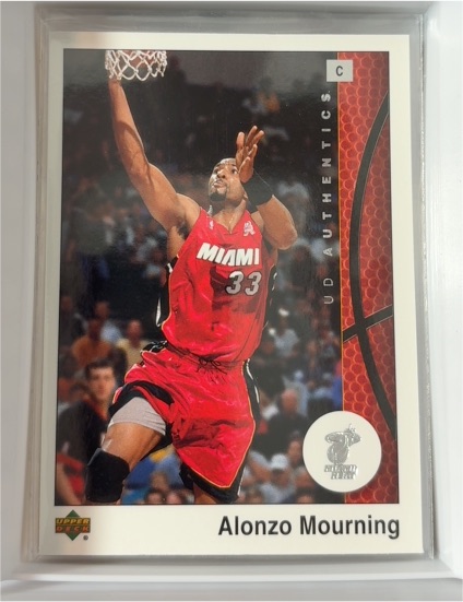 2002-03 Upper Deck UD Authentics #41 Alonzo Mourning — front