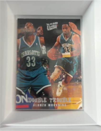 1994-95 Fleer Ultra #6 Alonzo Mourning Double Trouble — front