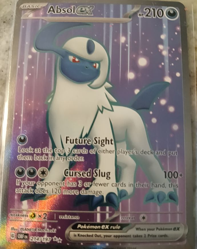 2023 Pokémon ex 214/197 Absol ex — front