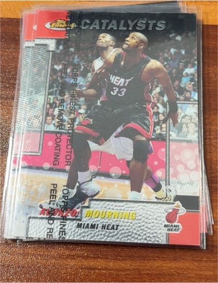 1999-00 Topps Finest Catalysts #237 Alonzo Mourning — front