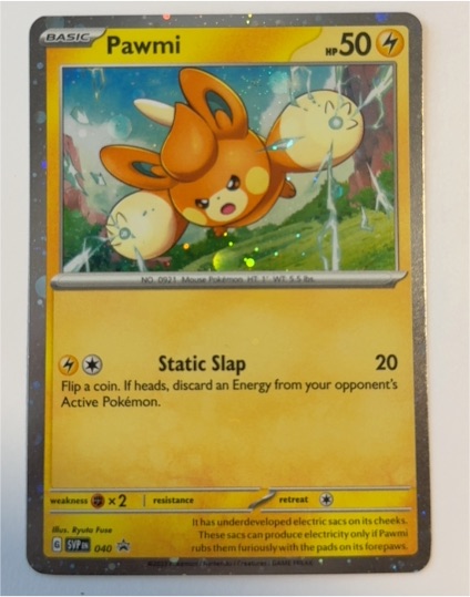 2024 Pokémon SVP #040 Pawmi — front
