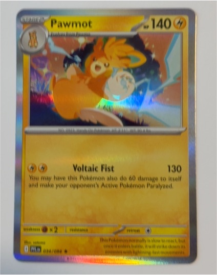 2025 Pokémon TCG Phantasmal Flames #034 Pawmot — front