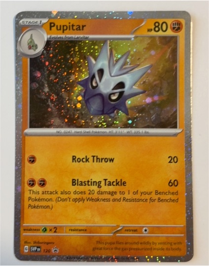 2024 Pokémon SVP #120 Pupitar — front