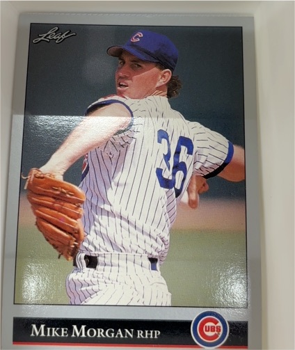 1992 Leaf #204 Mike Morgan — front