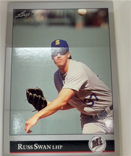 1992 Leaf #203 Russ Swan — front