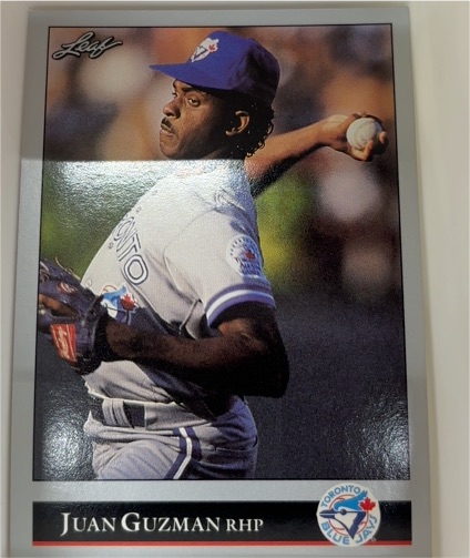 1992 Leaf #35 Juan Guzman — front