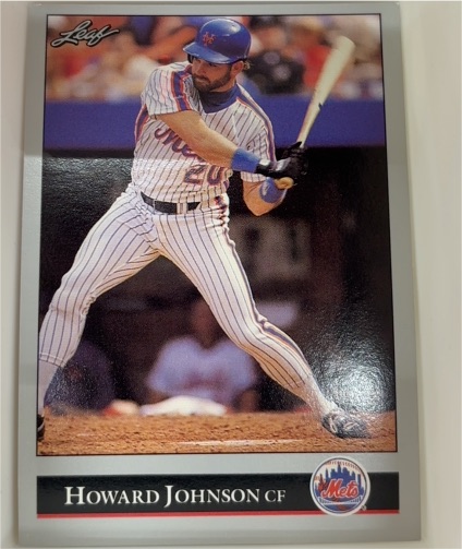 1992 Leaf #132 Howard Johnson — front