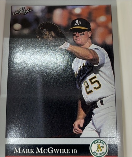 1992 Leaf #16 Mark McGwire — front