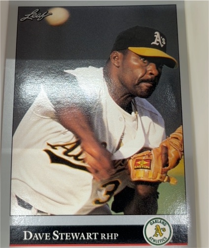 1992 Leaf #258 Dave Stewart — front