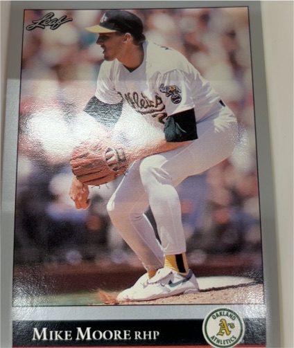 1992 Leaf #164 Mike Moore — front