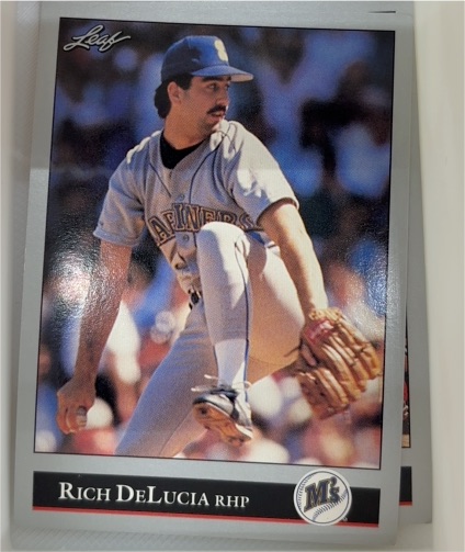 1992 Leaf #155 Rich DeLucia — front