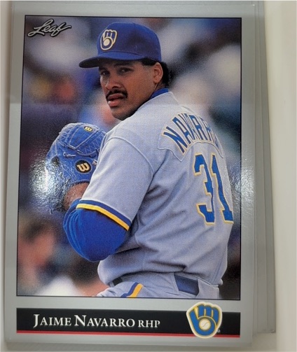 1992 Leaf #144 Jaime Navarro — front