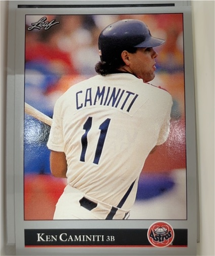 1992 Leaf #140 Ken Caminiti — front