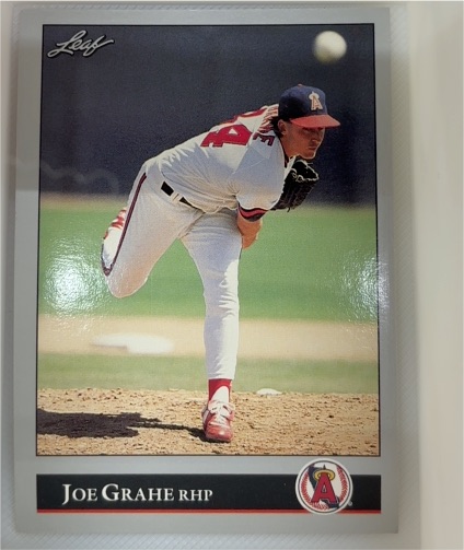 1992 Leaf #137 Joe Grahe — front