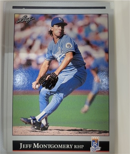 1992 Leaf #136 Jeff Montgomery — front