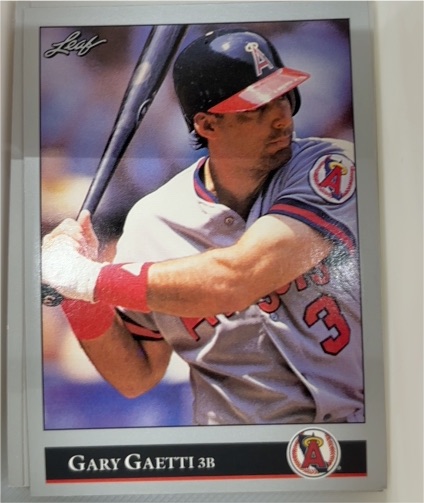 1992 Leaf #107 Gary Gaetti — front