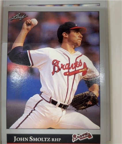 1992 Leaf #191 John Smoltz — front