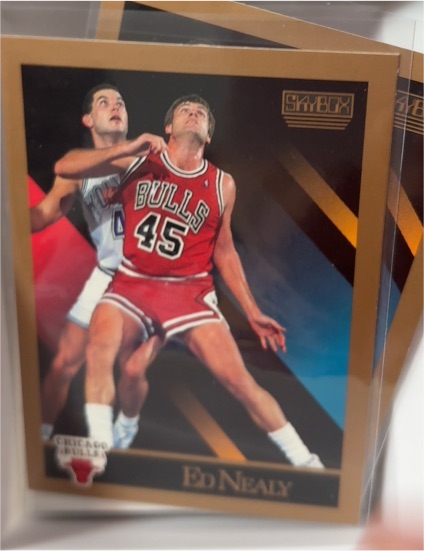 1990-91 SkyBox #43 Ed Nealy — front