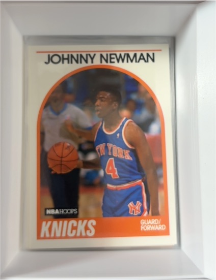 1989-90 NBA Hoops #58 Johnny Newman — front