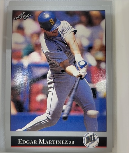 1992 Leaf #197 Edgar Martinez — front