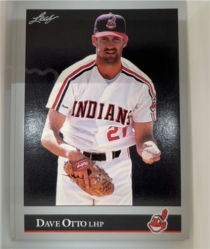 1992 Leaf #218 Dave Otto — front