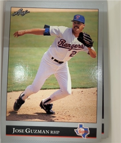 1992 Leaf #222 Jose Guzman — front