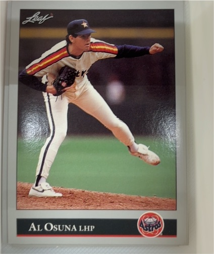 1992 Leaf #209 Al Osuna — front