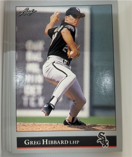 1992 Leaf #169 Greg Hibbard — front