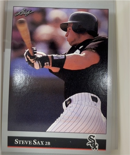 1992 Leaf #217 Steve Sax — front